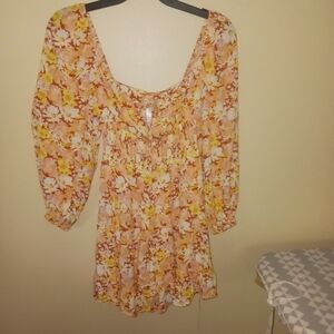 Floral Print Dress L☆Space By Nordstrom